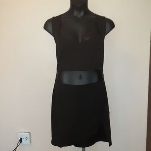 (SOLD) COC Cut-Out Black Asymmetrical Dress